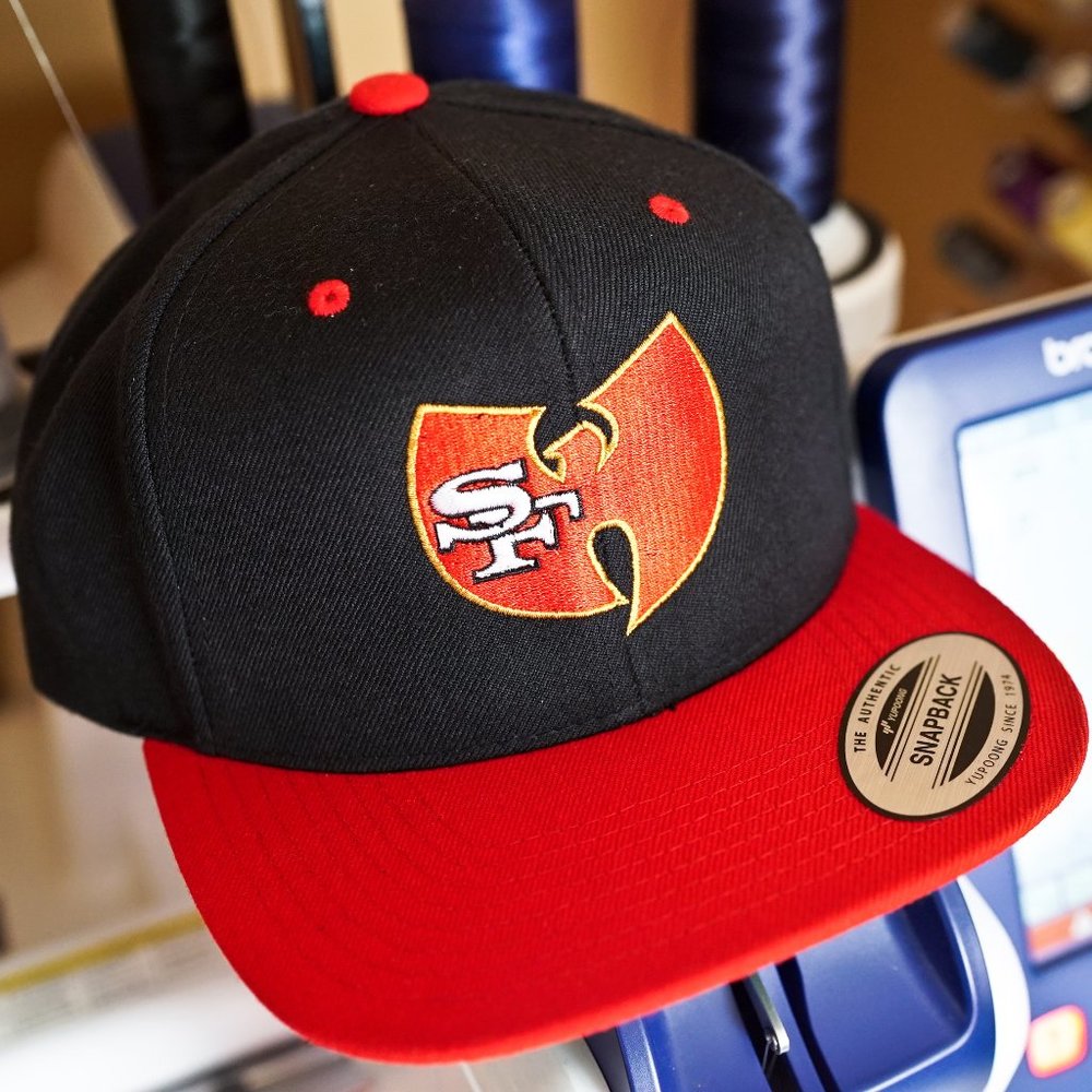 49ers Niners x Wu Tang Embroidered Snapback Hat